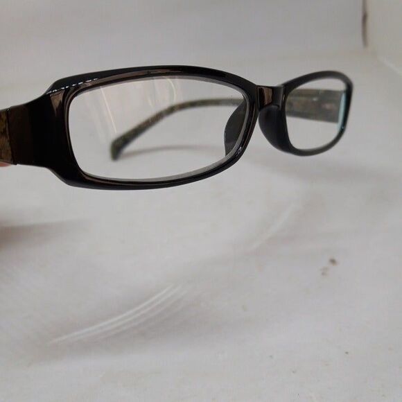 Foster Grant Kiley Reading Glasses- +2.00-Black Gold-Rectangle Lenses-NEW - Picture 7 of 7